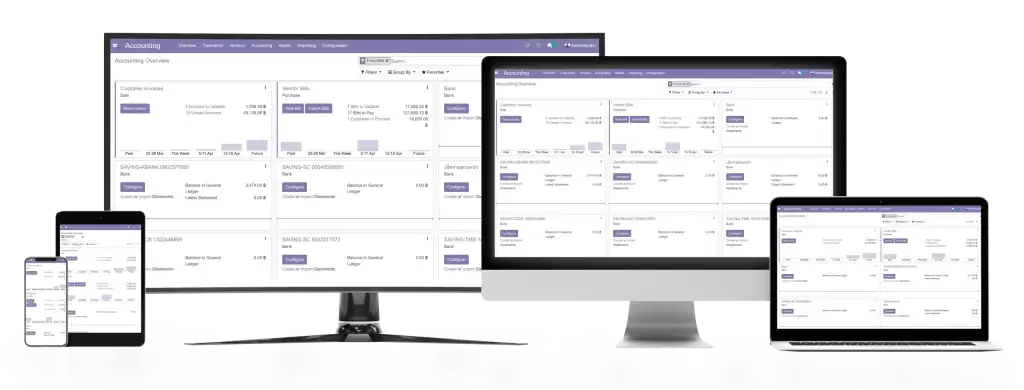 ระบบบัญชี Odoo ERP — ครอบคลุมงานบัญชี ภาษี และการเงินครบวงจร